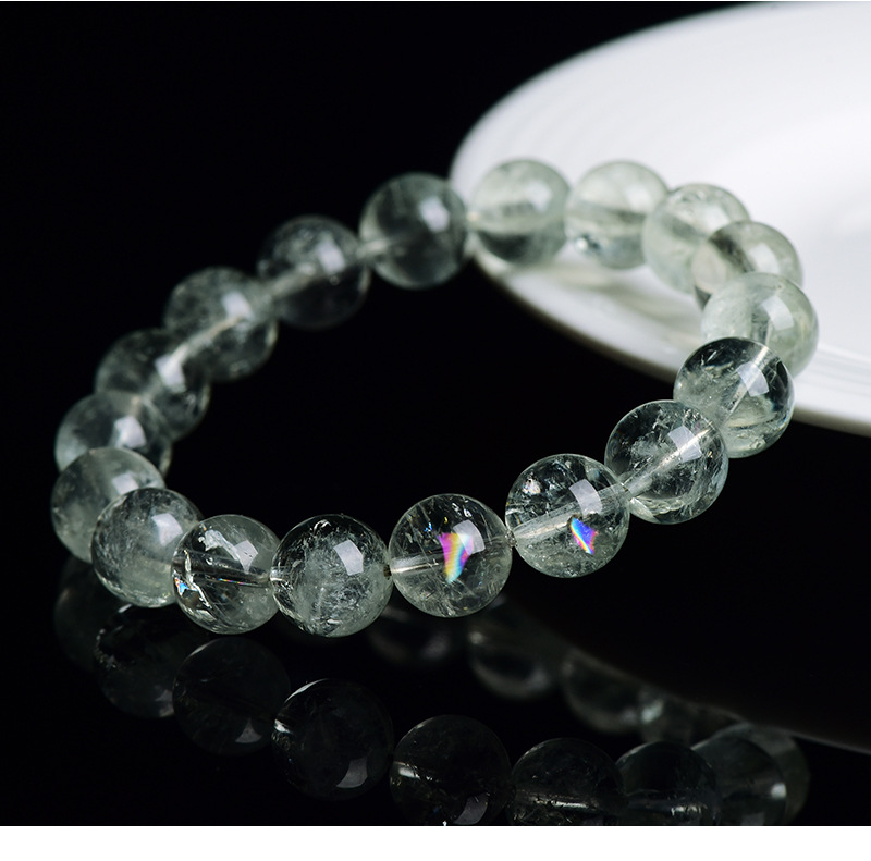 Jiuya Crystal Natural Green, Asestelle Seven-Color Green Crystal, Asei Bracelet, Rainbow Crystal Bracelet wholesale pic 11