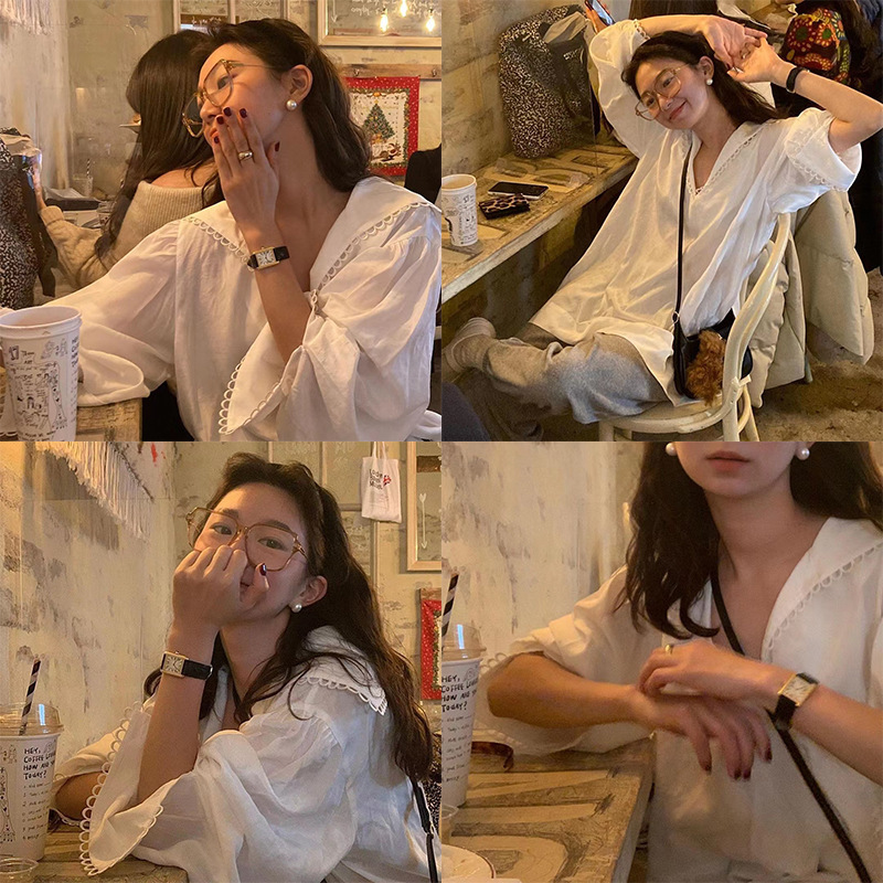 fever同款复古仿珍珠耳钉高级感女925银针耳钉港风耳饰气质简约耳饰详情2