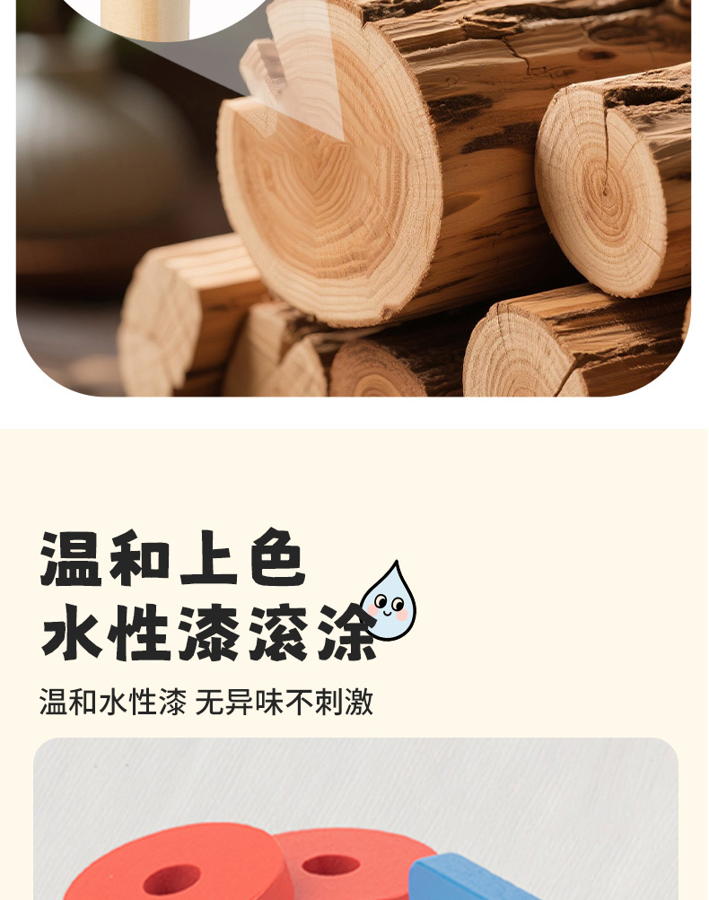 蒙氏早教忙碌桌木质忙碌板游戏桌绕珠婴幼儿小礼物多功能玩具台详情11