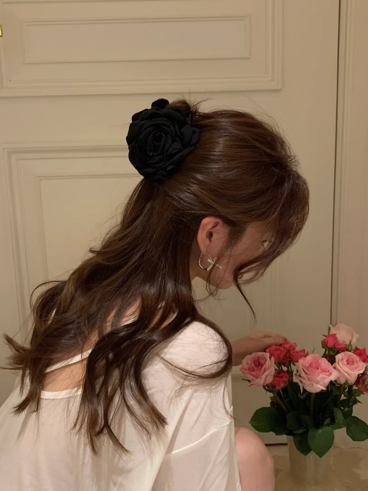 Early spring accessories: flower-shaped hairpins, large female hairpins, large hair volume at the back of the head, shark hairpins, popular hairpins, pearl hairpins, headwear pic 27