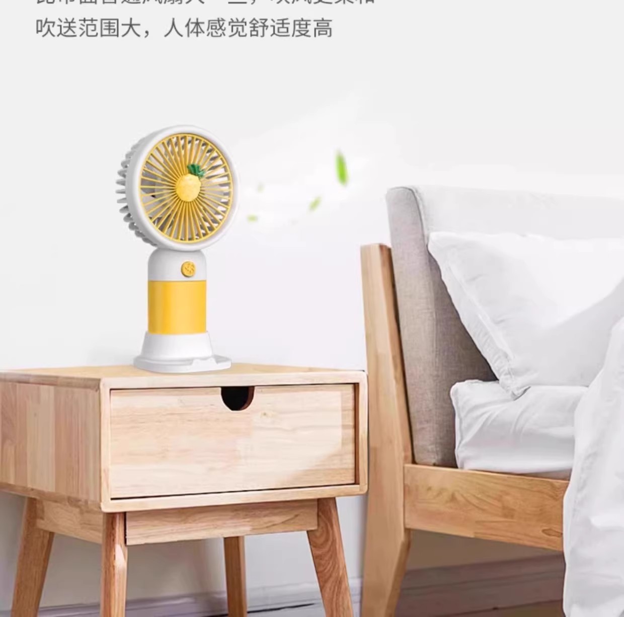 Handheld portable mini fan with dry battery, a cooling wonder pic 10