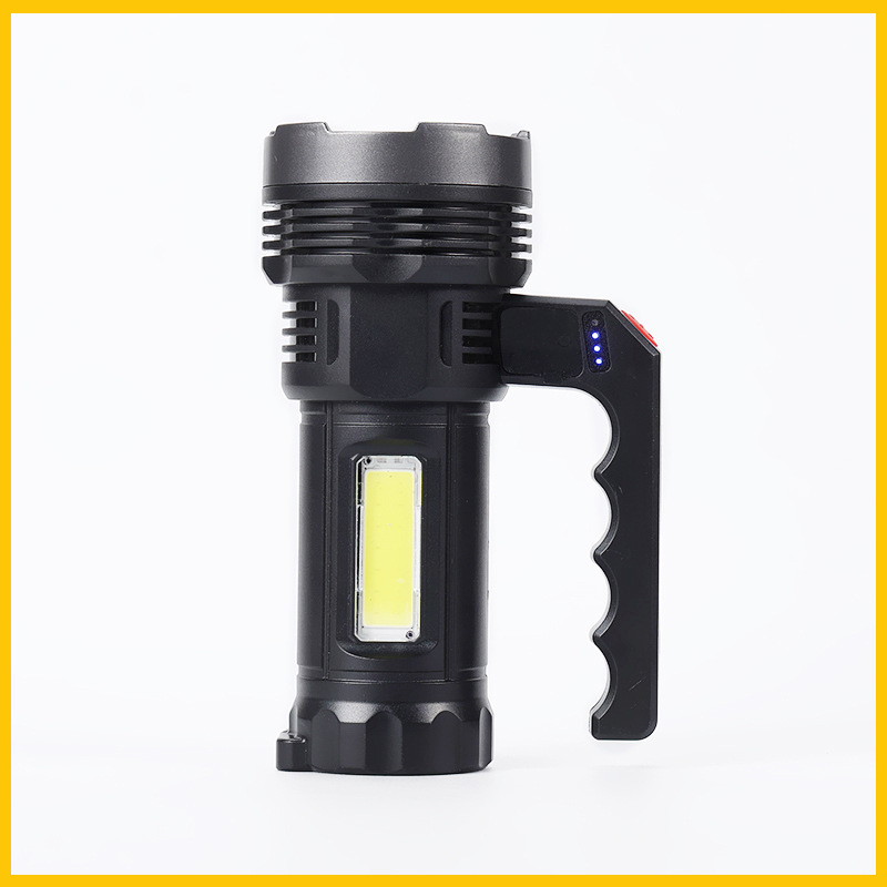 Outdoor focused USB charging flashlight, long-range charging handheld lamp, portable high-power hand-held searchlight 899 flashlight pic 6