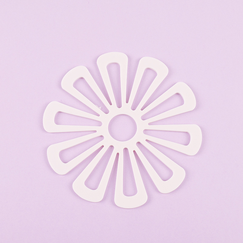 花朵隔热垫创意硅胶防烫垫家用防滑碗盘垫防热碟子垫菜垫锅垫详情15