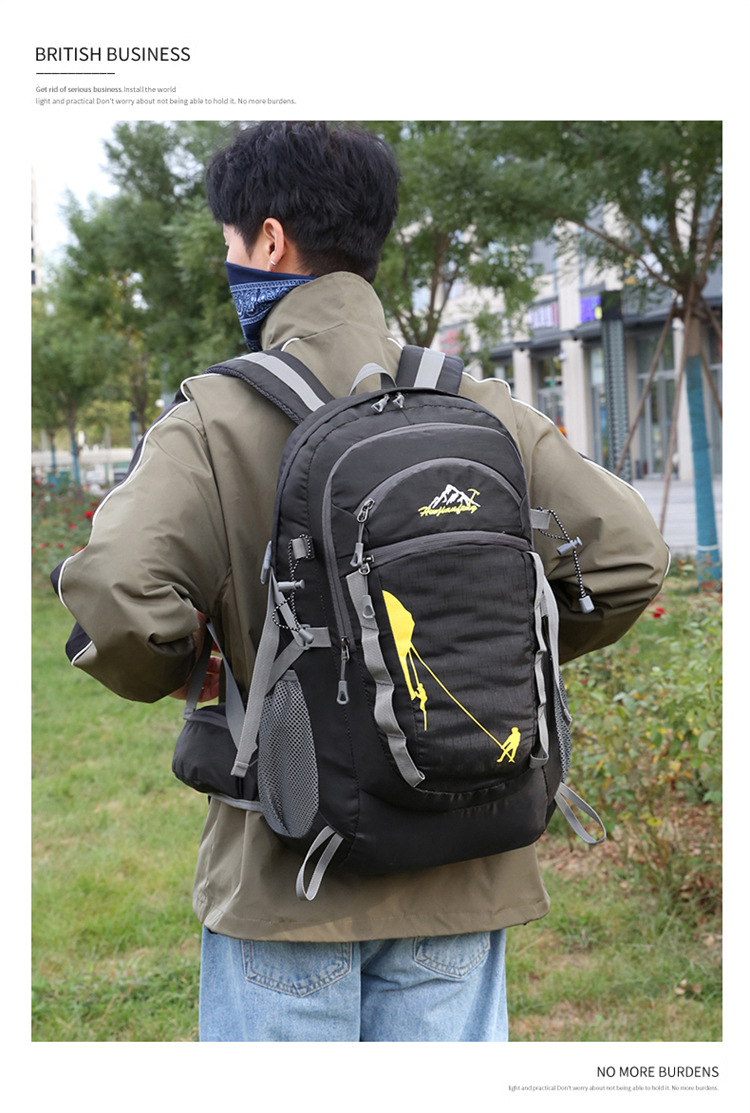 Wholesale of new backpacks, hiking sports backpacks, large-capacity water-resistant casual cycling and mountaineering bags pic 24
