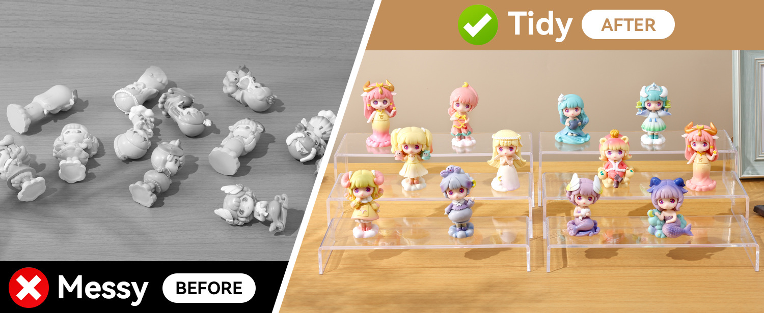 Acrylic U-shaped display stand, transparent shoe bracket, storage rack, hot-bent cosmetics and jewelry display stand, display table, beauty accessories, desktop display base, shoe store goods display bracket, jewelry display item storage and display support pic 4