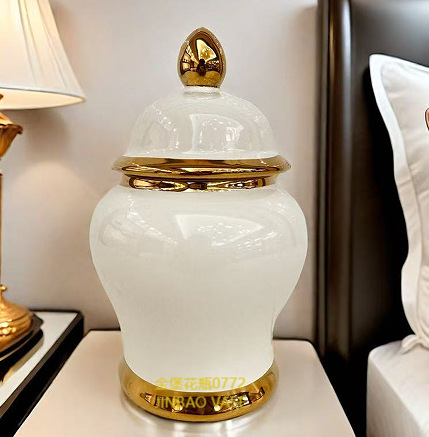 Nordic creative ceramic vases, rotating aesthetic ornaments, high-end living room entrance hall tabletop, dining table, dried flower decorations pic 32