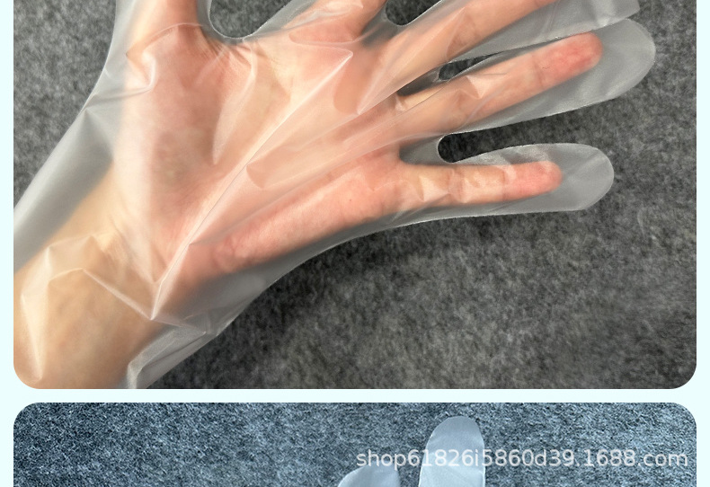 一次性TPE盒装手套弹性加厚耐用家用家务清洁餐饮厨房防油TPE手套详情22