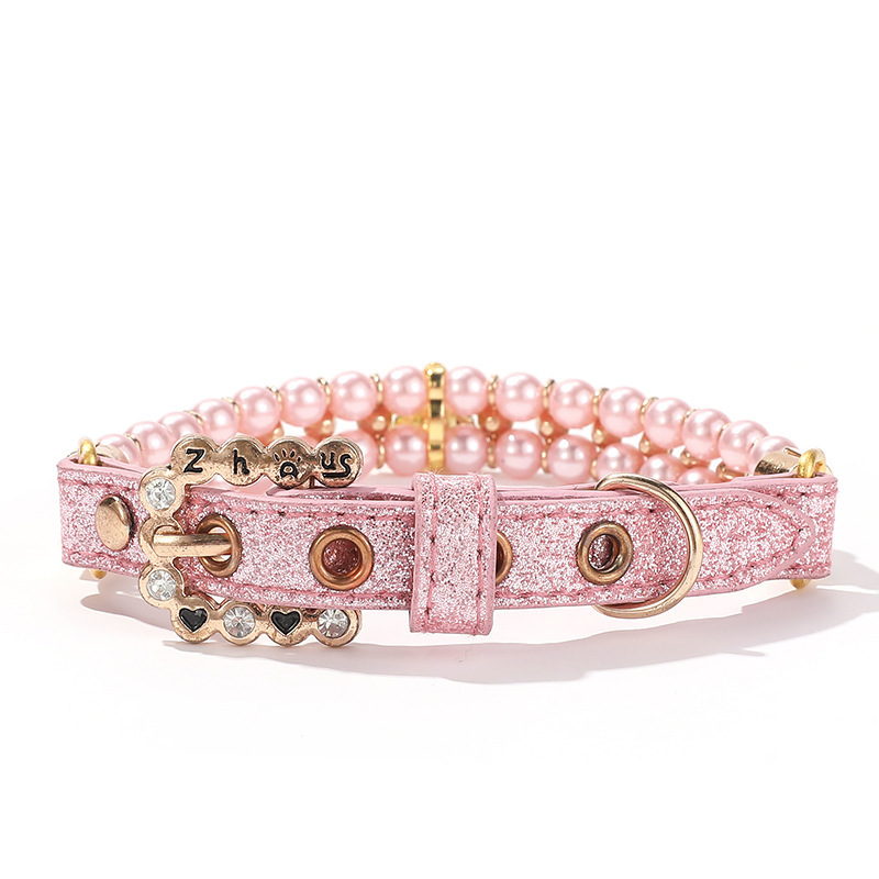 宠物项圈花卉图案宠物配饰宠物饰品宠物项链铃铛装饰用品多款可选详情11