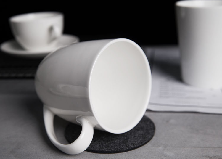 正焕简约骨瓷咖啡杯纯白欧式杯碟意式拿铁拉花陶瓷小奢华茶杯雀巢详情14