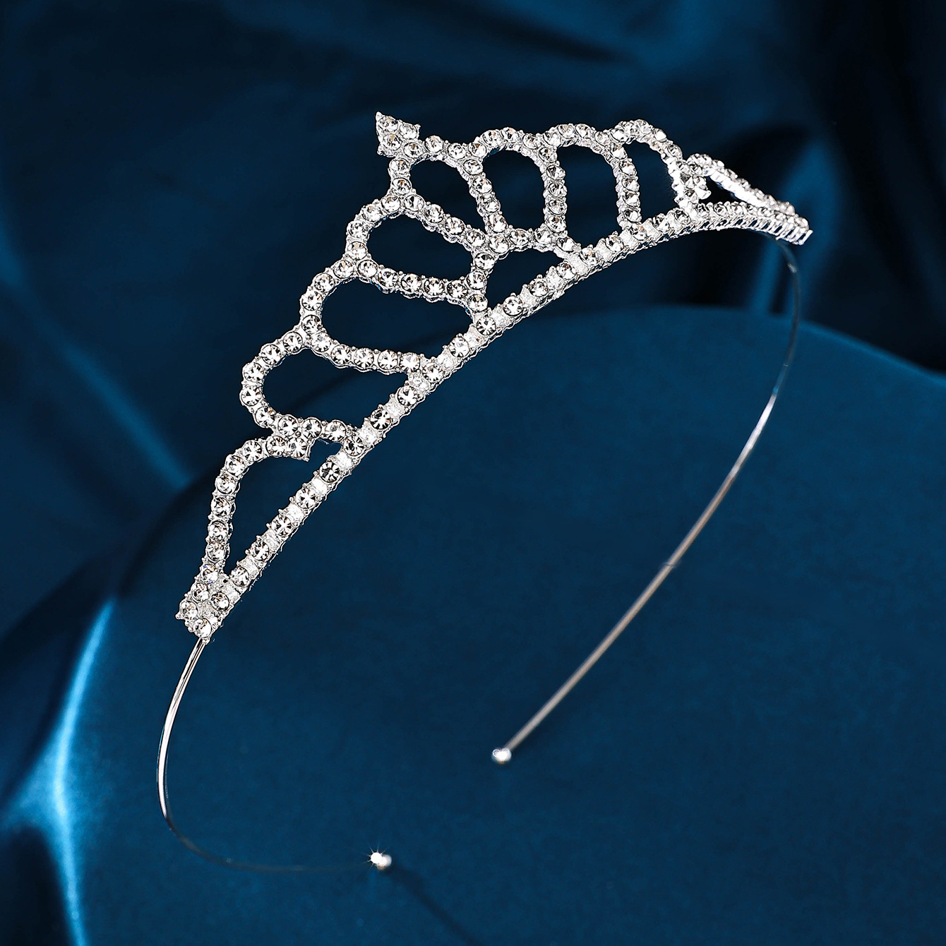 Hot-selling bride jewelry, crown hair bands, wedding hair accessories, wedding dress and evening gown accessories, hair bands, headwear accessories, banquet crowns pic 3