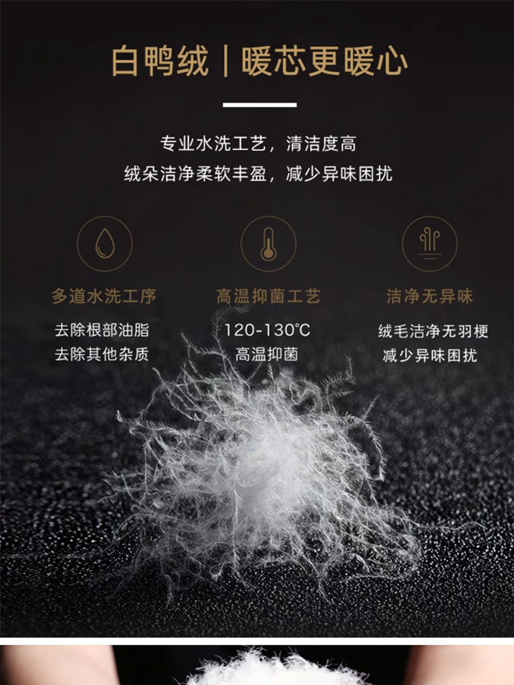 男士羽绒服冬季2024新款潮牌帅气男装拼色立领高端加厚秋冬装外套详情2