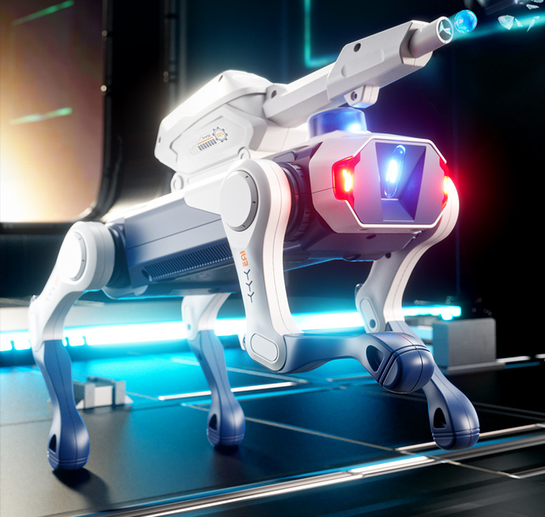 新款AI智能机器狗遥控机械狗科教编程语音握手男孩益智四足电玩具详情6