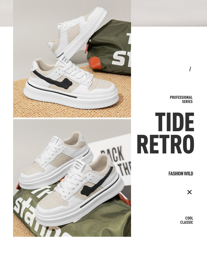 厚底运动单鞋轻便透气时尚春夏季新款高品质港风板鞋男软底休闲鞋详情14