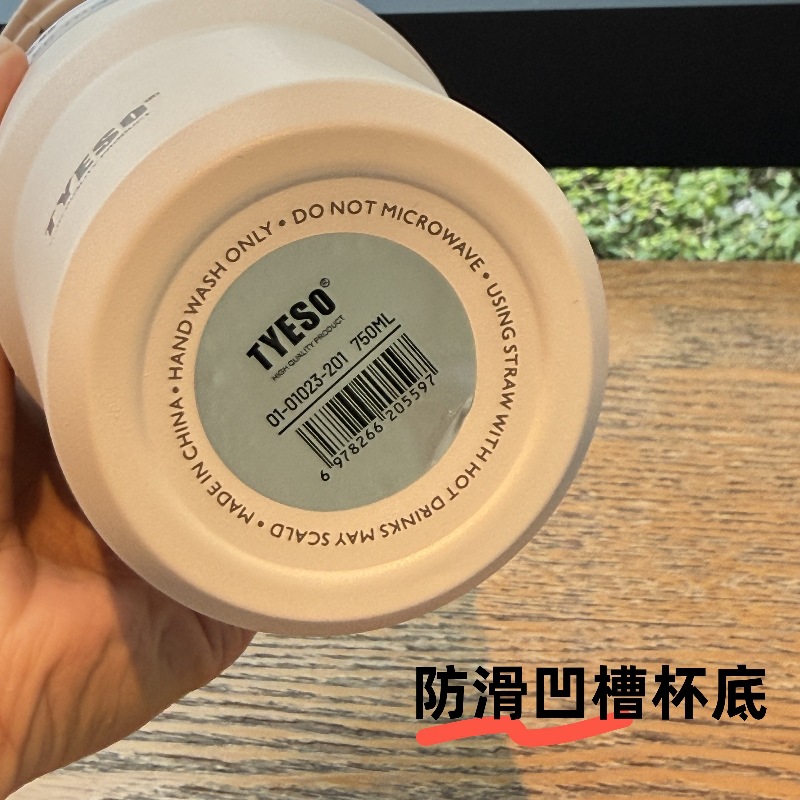 tyeso新款保温杯大容量手提汽车杯夏季保温保冷双饮冰霸杯咖啡杯详情10