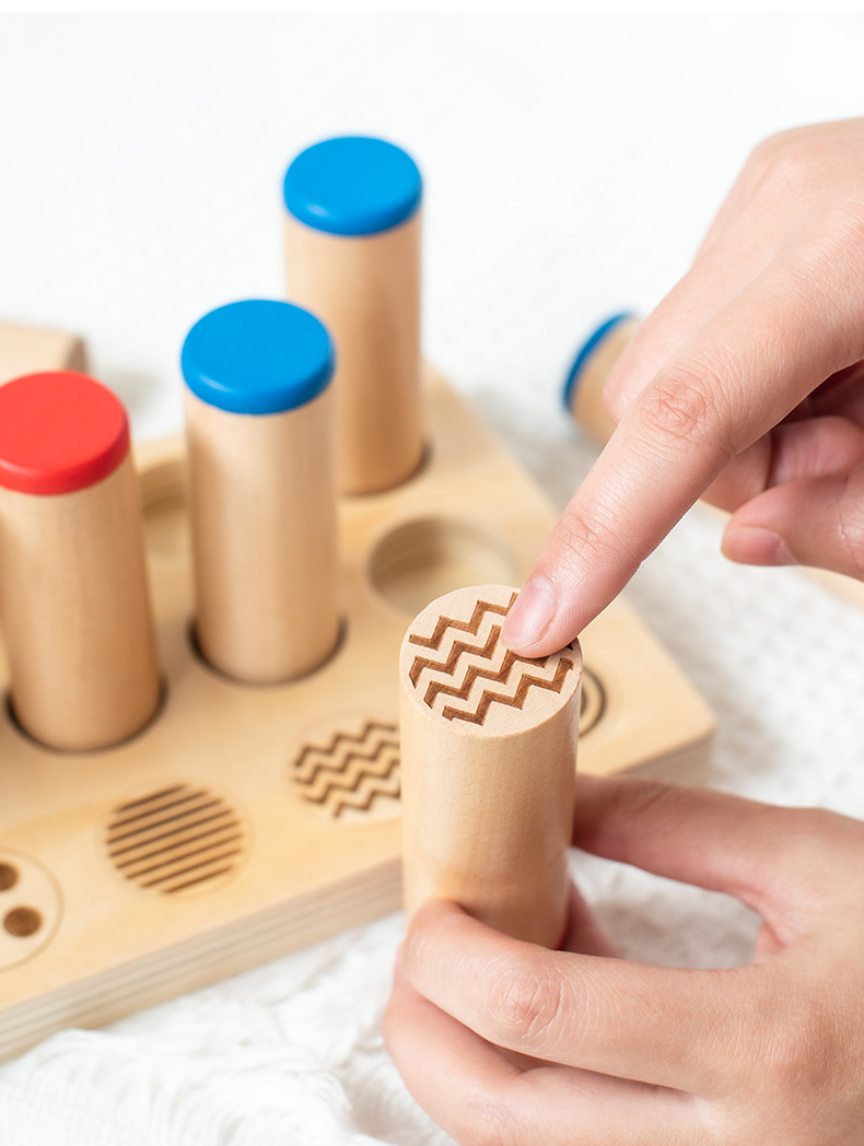 木制感统教具音筒棒感统认知听觉触觉训练儿童早教启蒙玩具详情5
