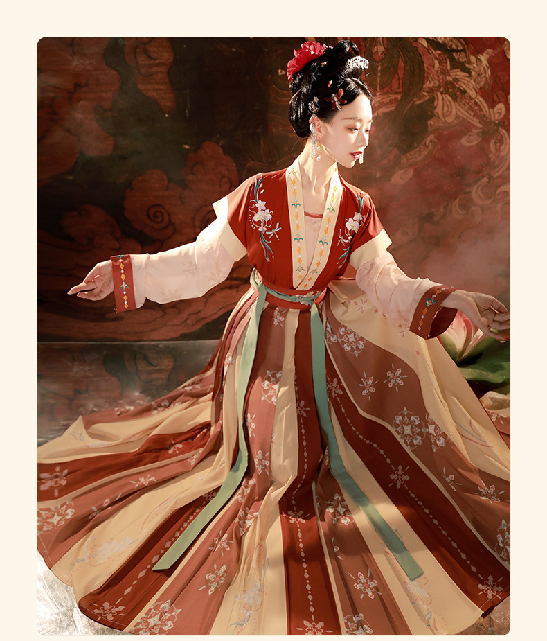 国潮-汉服女中国风汉元素仙气飘逸古风夏款唐制古装改良小个子日常原创详情7