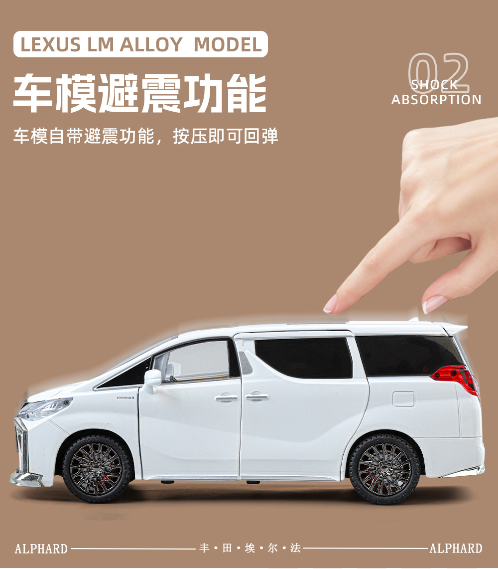 Модель коллекционной машины toyota elphv с дистанционно управляемой акустической моделью pic 6