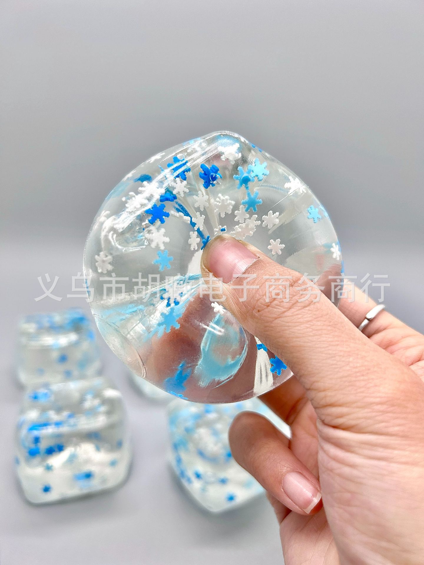 水立方方形雪花麦芽糖捏捏乐解压玩具慢回弹创意手捏大方块解压详情11