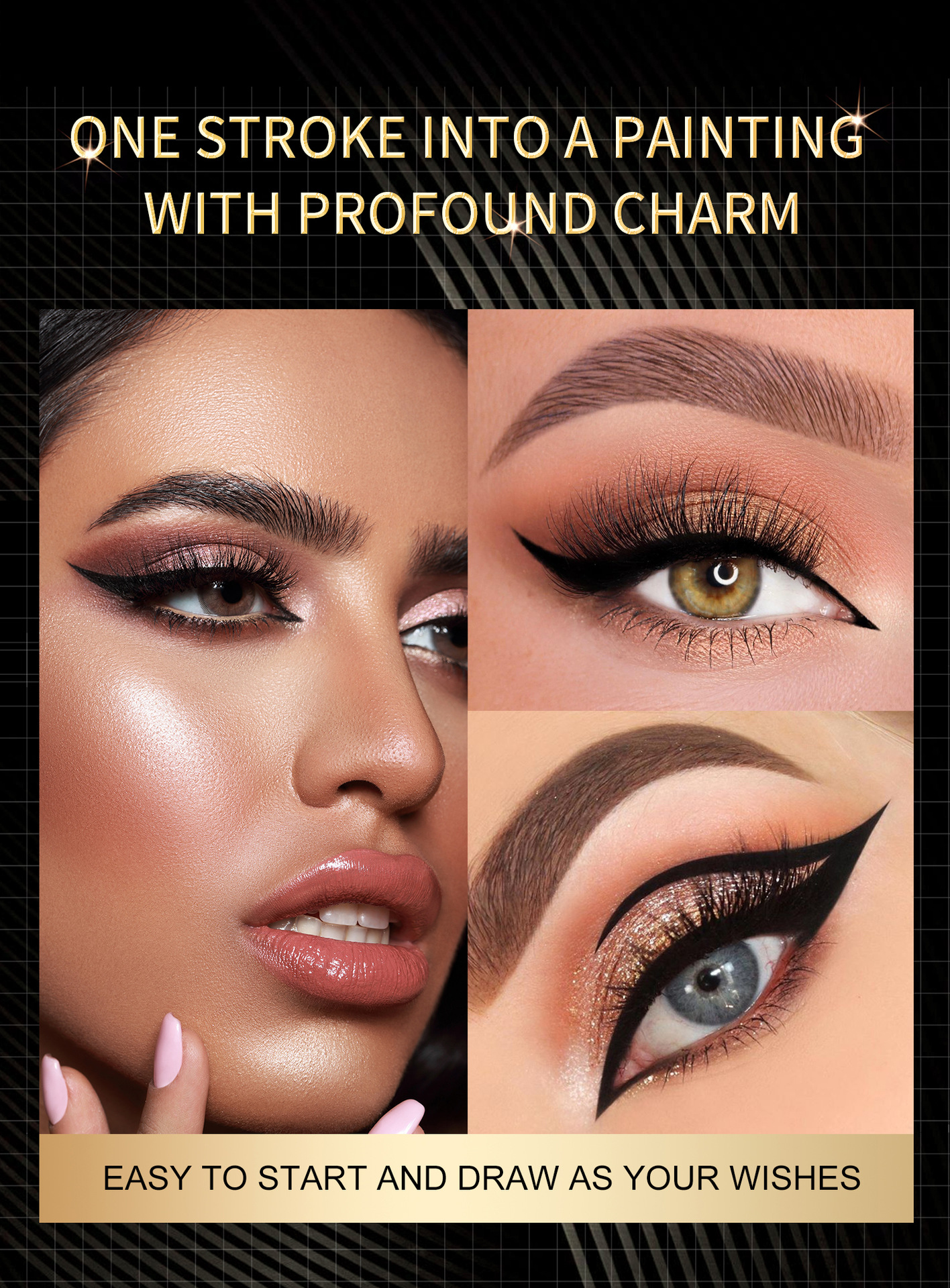 The cross-border BOB eyeliner pen has a matte finish and does not smudge pic 3