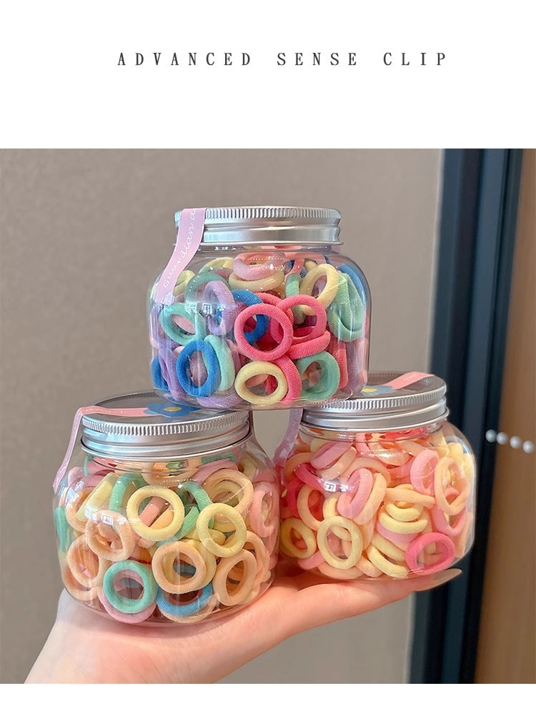 儿童不伤发毛巾圈女宝宝高弹力头绳发饰小女孩拇指橡皮筋扎头发圈详情7