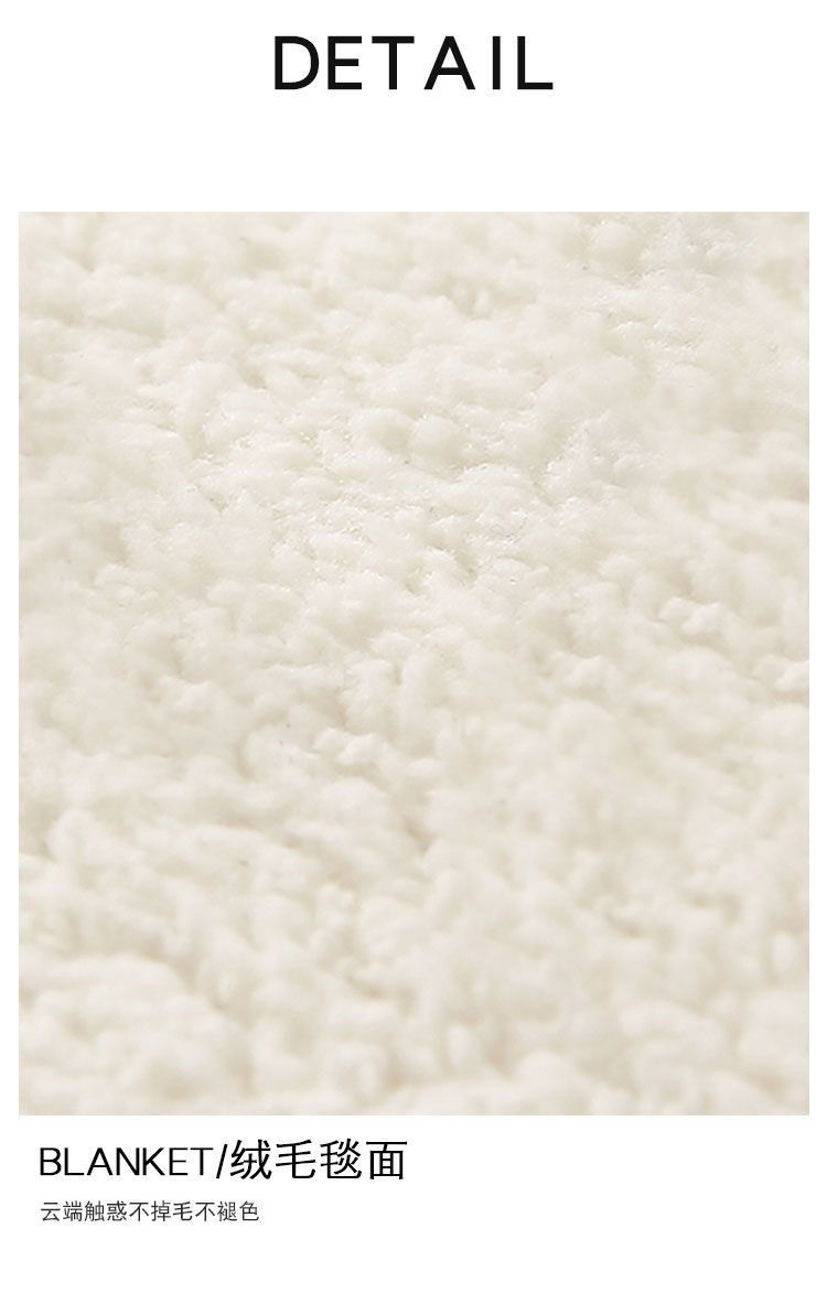 Irregular-shaped French fries, puppy imitation cashmere thickened bedside blanket, anti-slip and breathable cotton and linen base carpet floor mat, household dirt-resistant, cross-border export factory processing polyurethane floor mat, waterproof and anti-slip soft mat, industrial floor mat, tent floor mat, outdoor floor pic 9