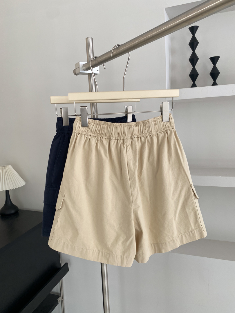GAGD Japanese-style casual workwear shorts for women, Korean high-waisted loose, slimming, tight-waisted wide-leg shorts pic 27