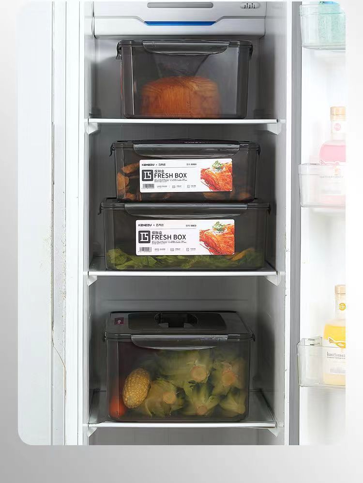 保鲜盒食品级密封箱盒饭盒长方形冰箱食物收纳盒商用泡菜塑料盒详情13