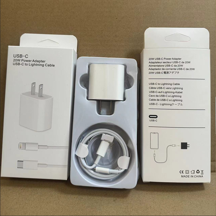 跨境PD20W澳规欧美英标快充充电器适用iphone1416苹果充电器套装详情5