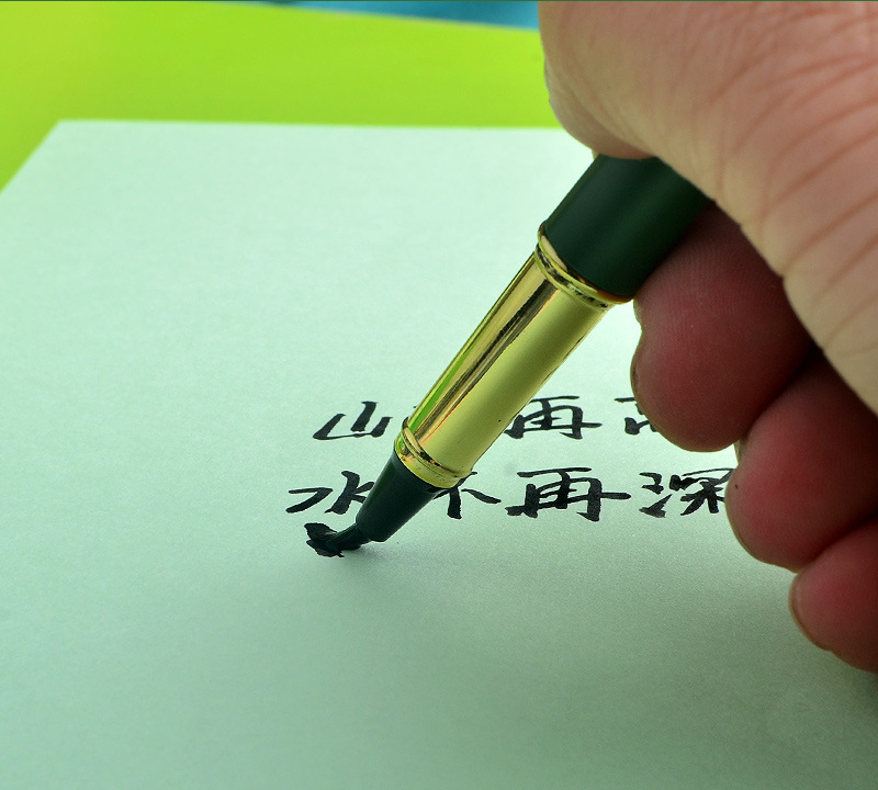 Wholesale of Morlandi color fountain pen soft brush, portable wolf-hair brush, small regular script scripture copying pen, calligraphy ink addition and elegant pen pic 15