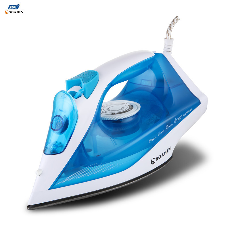 Cross-border supply of steam-type electric irons for foreign trade, household and hotel manufacturers wholesale irons, European standard plugs SOARIN pic 2