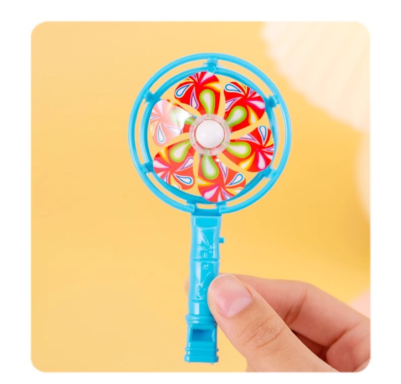 Single packaging kindergarten gifts, candy-colored whistles, windmills, new windmill small toys wholesale, cheering props pic 11