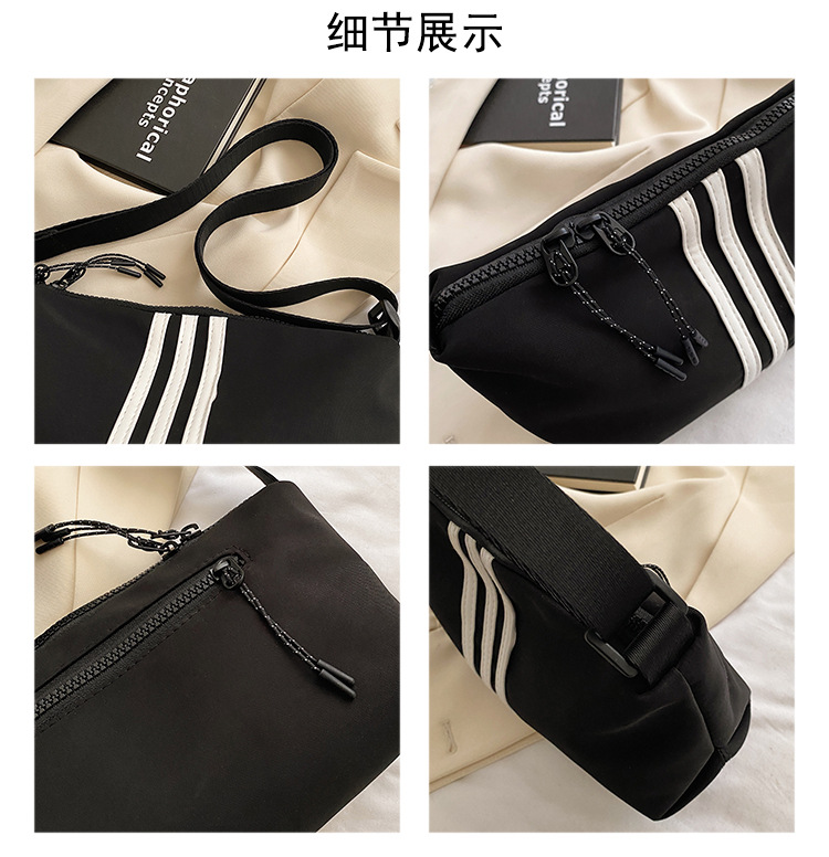 直播跨境货源外贸厂家新款休闲简约防水牛津尼龙布爆款斜挎包女包详情4