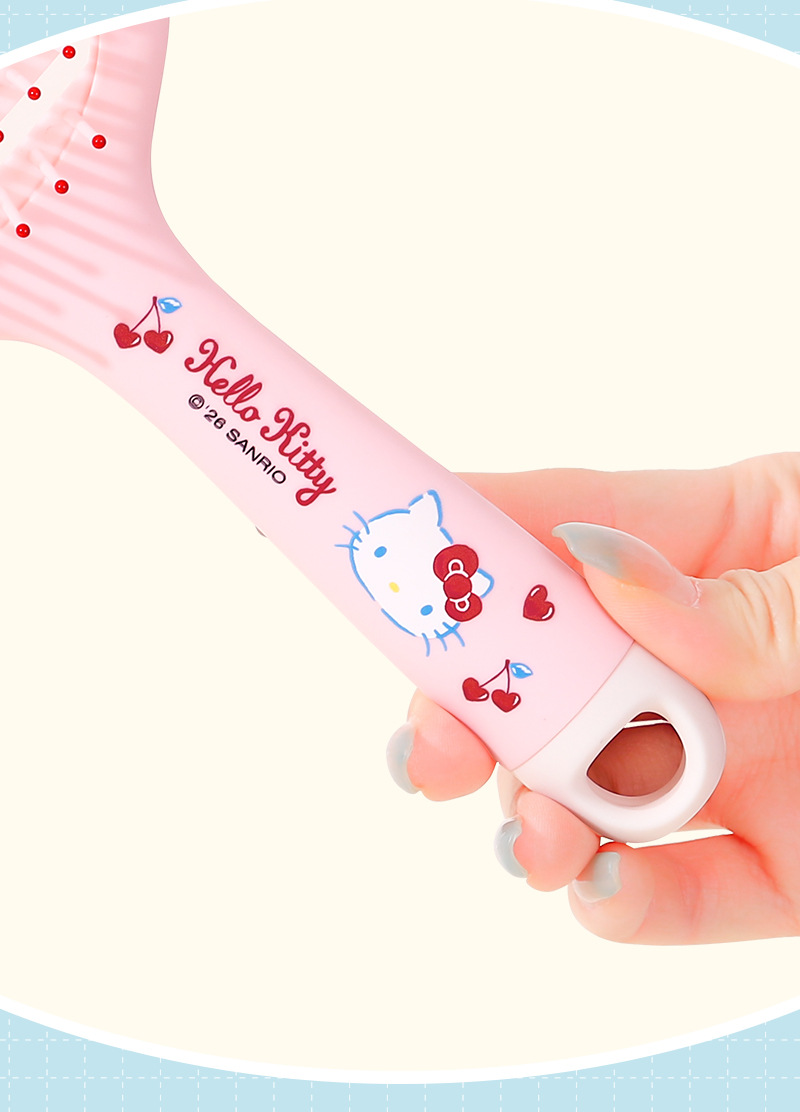 Sanrio officially authorized KT hollowed-out comb, styling smooth hair, fluffy comb, rib comb, beauty comb, airbag comb pic 14