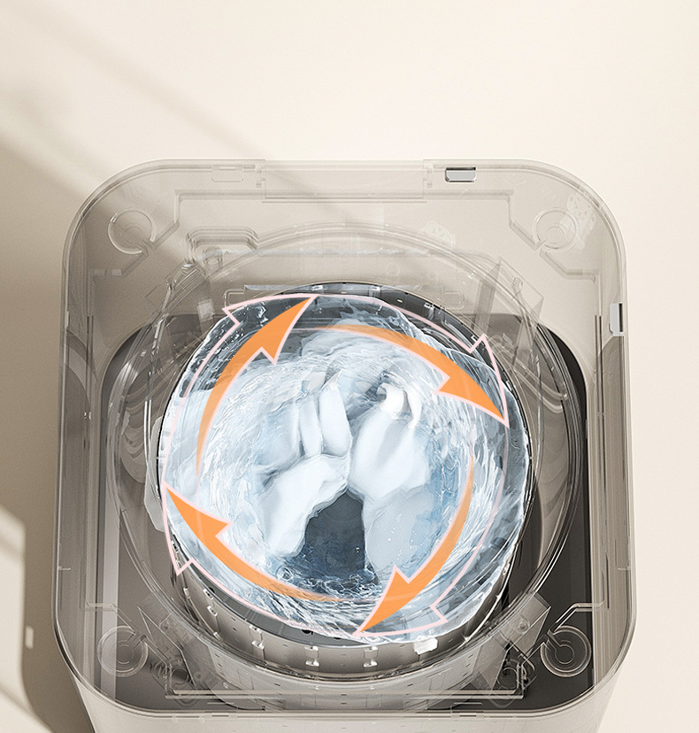 10L fully automatic mini underwear washing machine with washing and drying functions, fully automatic high-temperature boiling and washing of underwear, underpants and socks pic 19