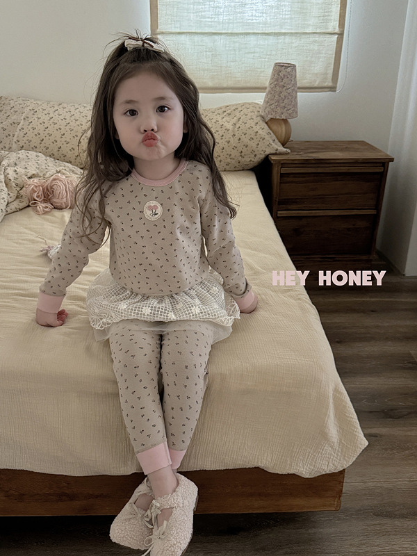 大小卷 Hey honey男女童舒绒秋衣秋裤内衣套装居家服儿童家睡衣详情29
