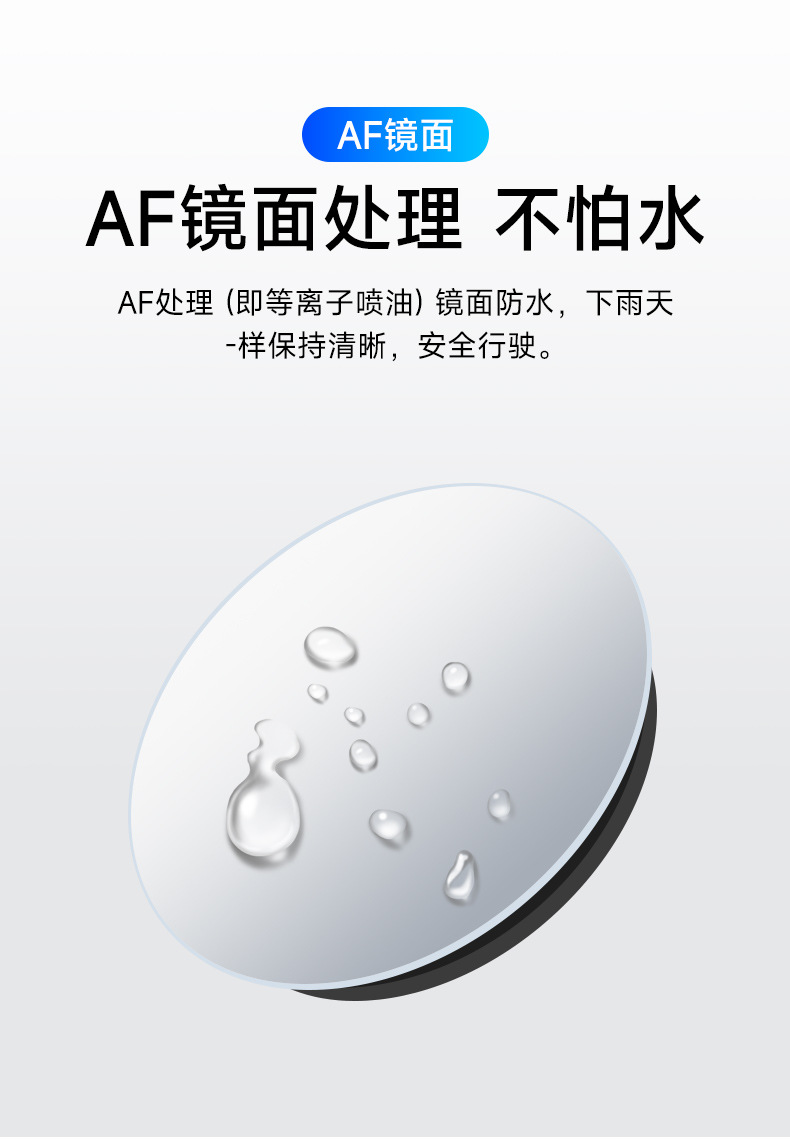 汽车后视镜倒车小圆镜轮胎镜盲点区可调360度广角无边超清反光镜详情6
