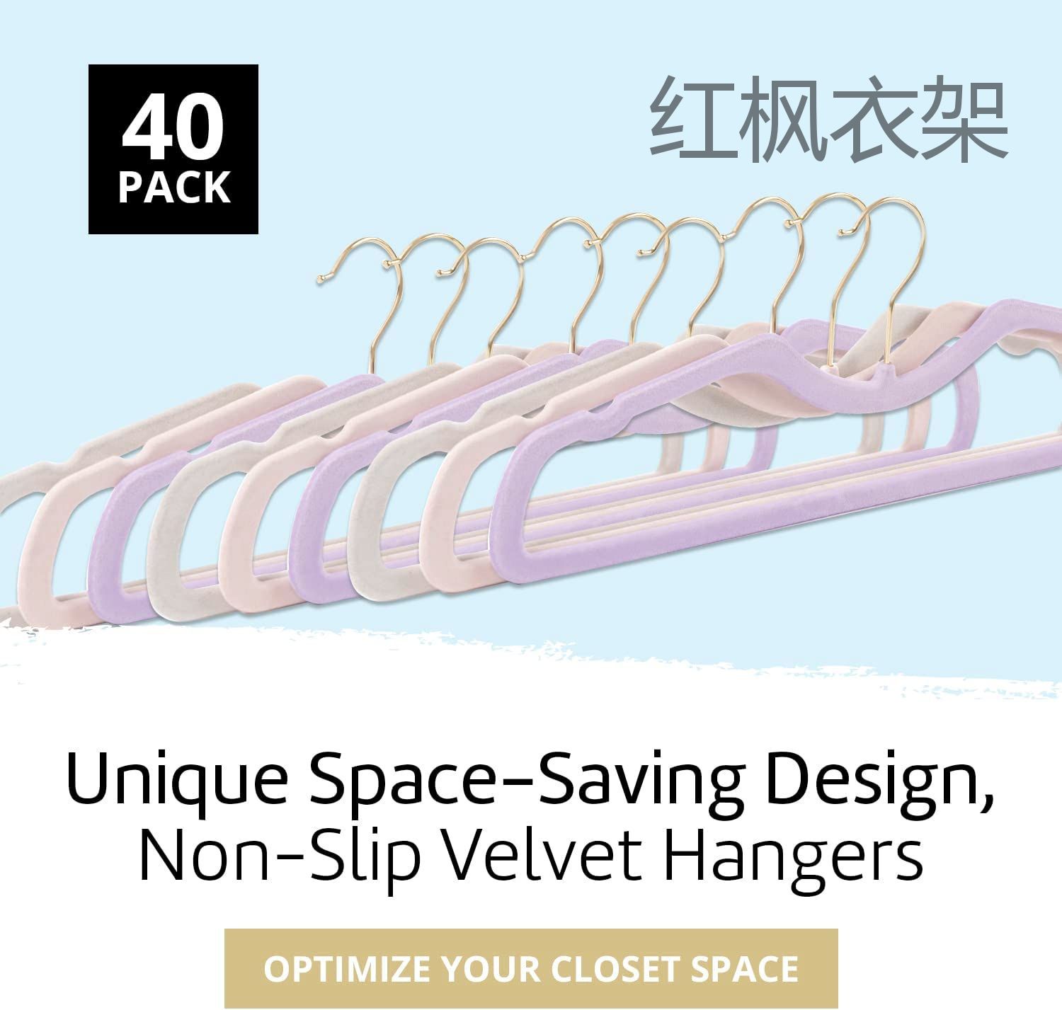 New personalized short-necked hanger that saves vertical space, anti-slip, dry and wet dual-purpose, shorter height, ultra-thin plastic hanger pic 30