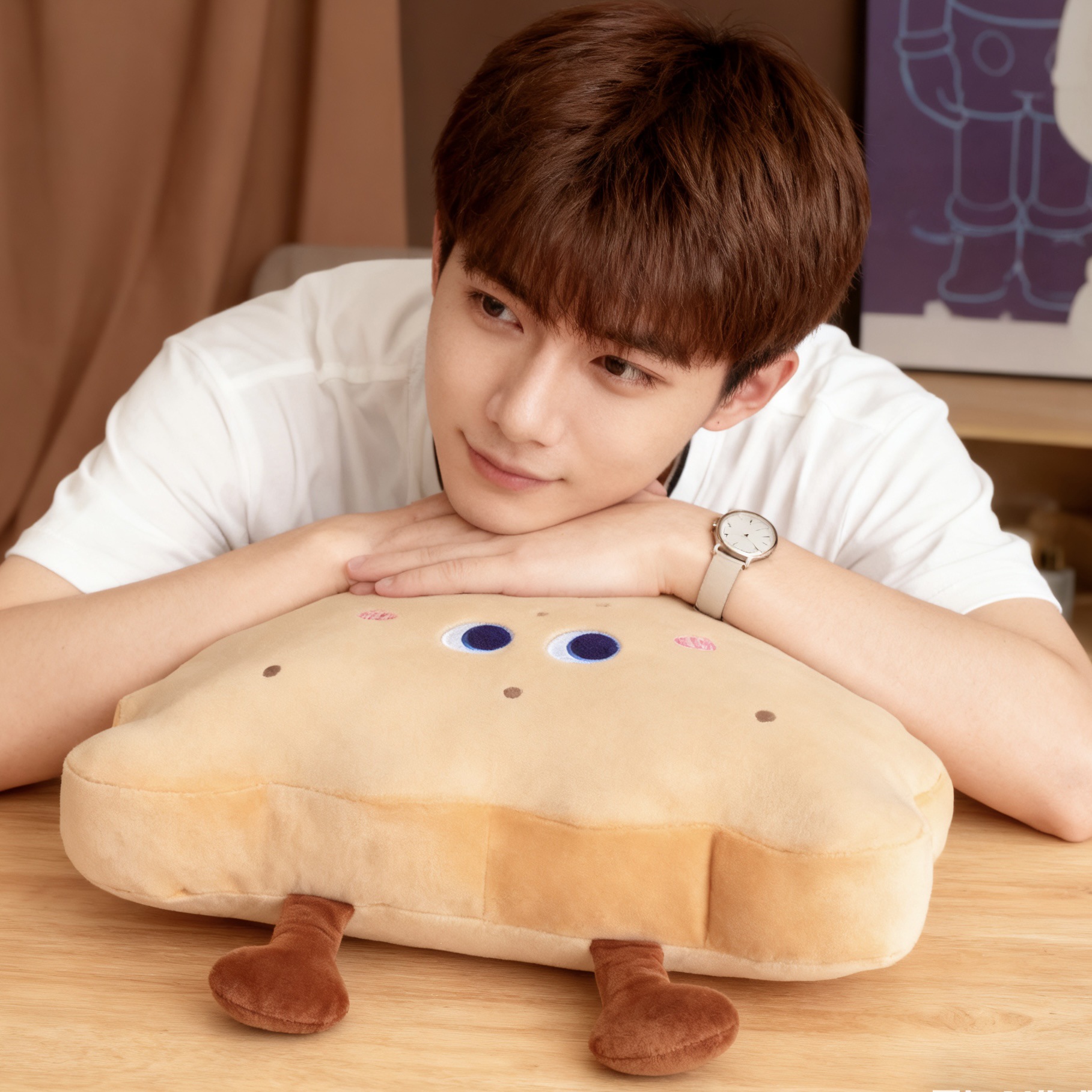 Cute cookies, cherry toast cookies, throw pillows, bedside sofa cushions, office chair cushions, home throw pillows pic 4