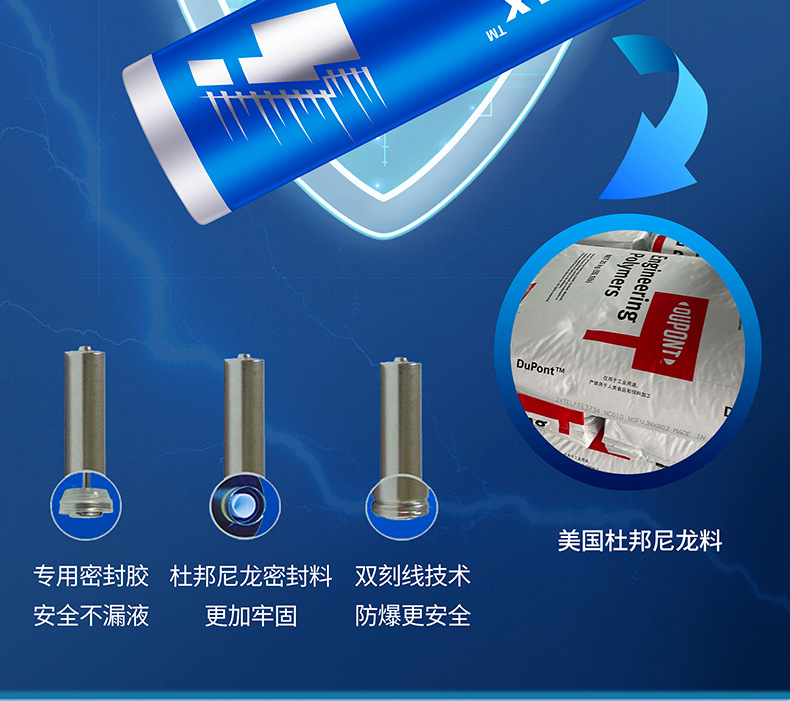 5号7号高容量碱性干电池 适用电动牙刷玩具车遥控器指纹锁 五号七号电池长久耐用详情12