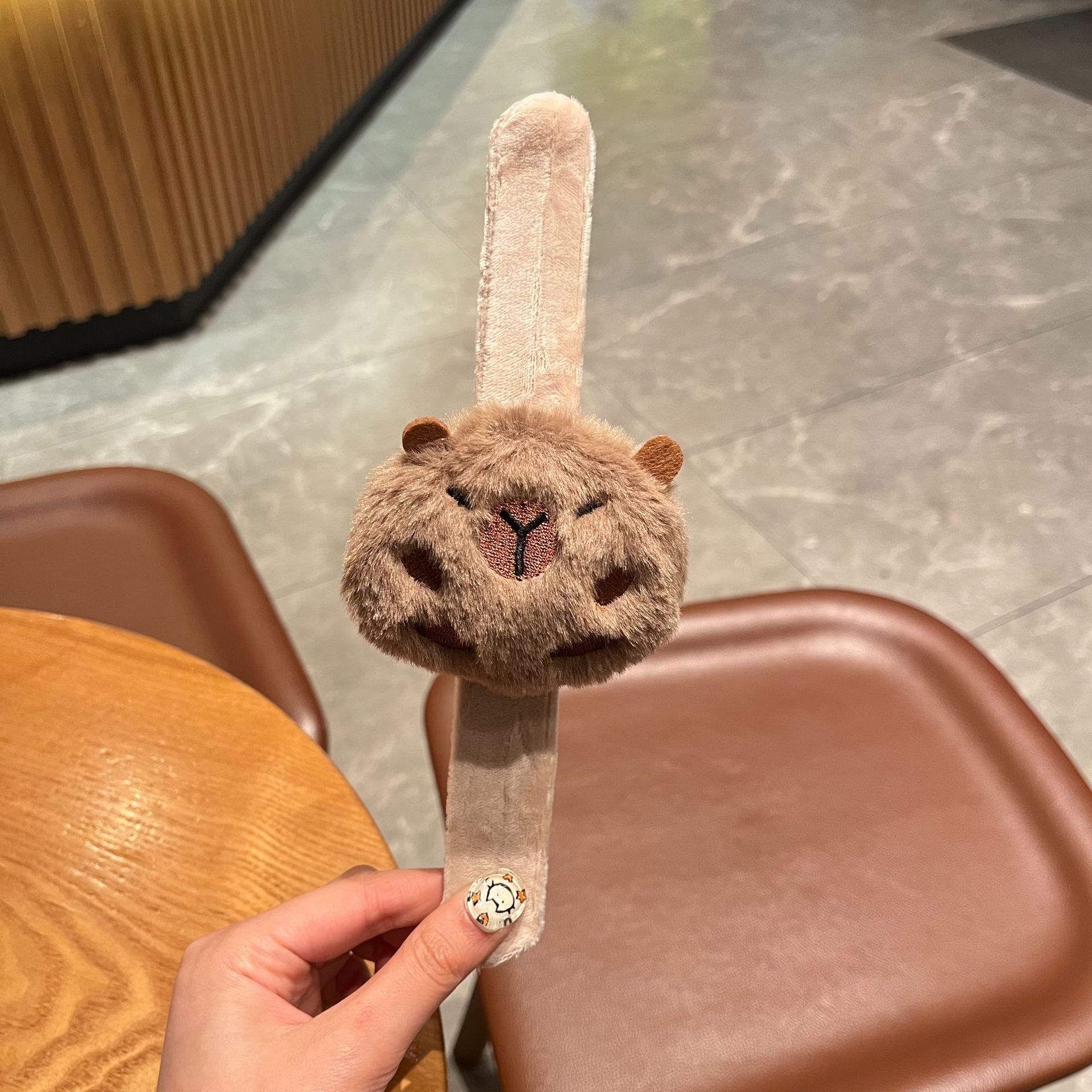 新款儿童毛绒卡通啪啪圈星之卡比可爱情侣手环韩版女玩偶婚抛礼物详情8