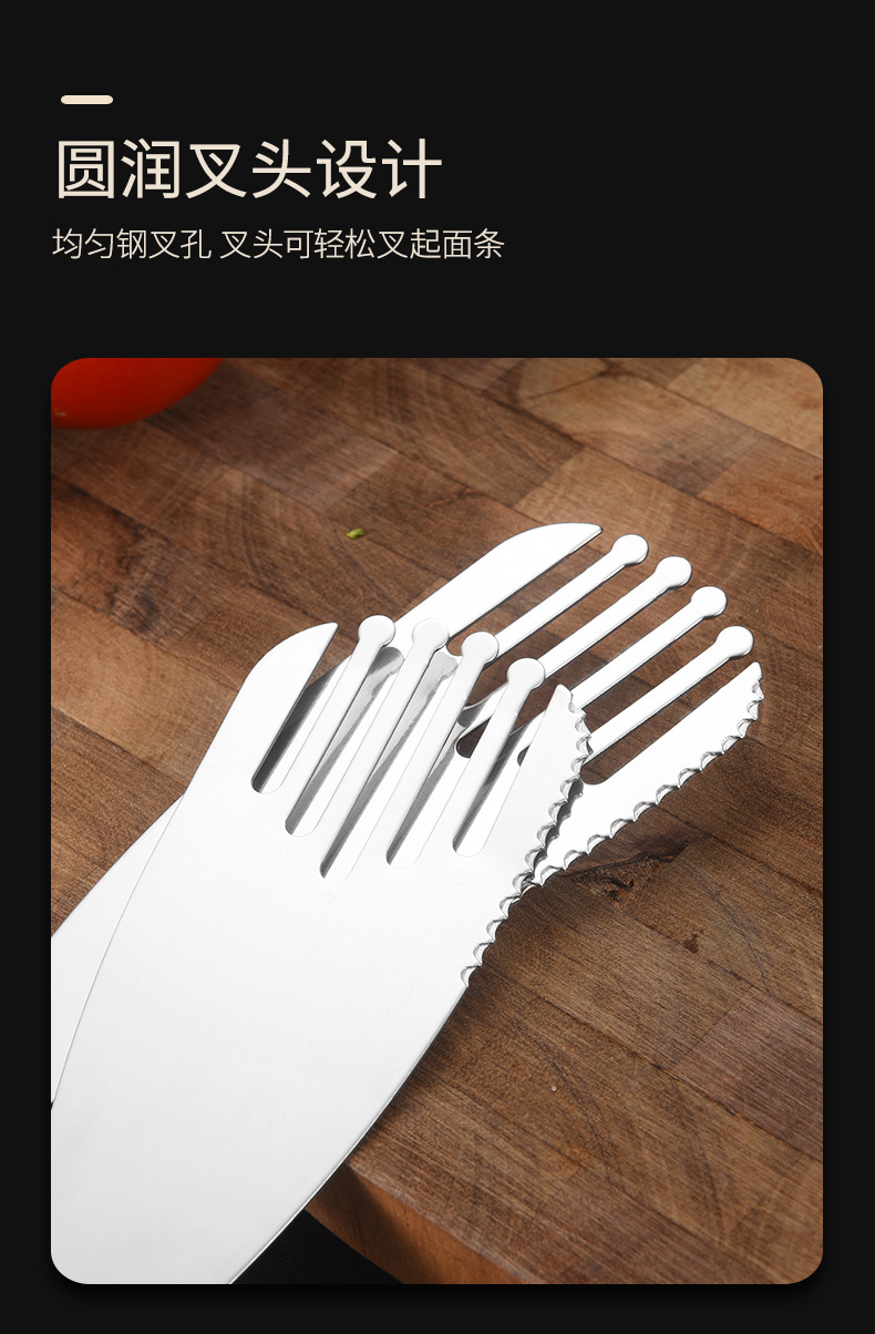 不锈钢烘焙铲多用途芝士料理铲蔬菜切刀铲搅拌捞面铲煎饼铲子详情5