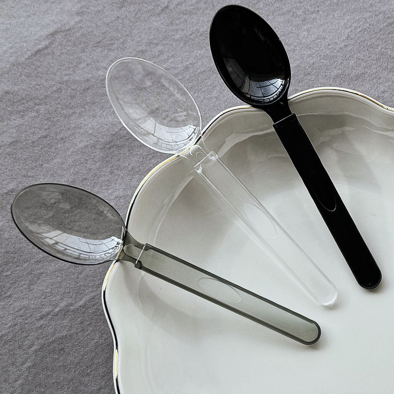 一次性勺子独立包装外卖专用拌饭美式勺塑料勺奶茶摆摊一件起批详情7