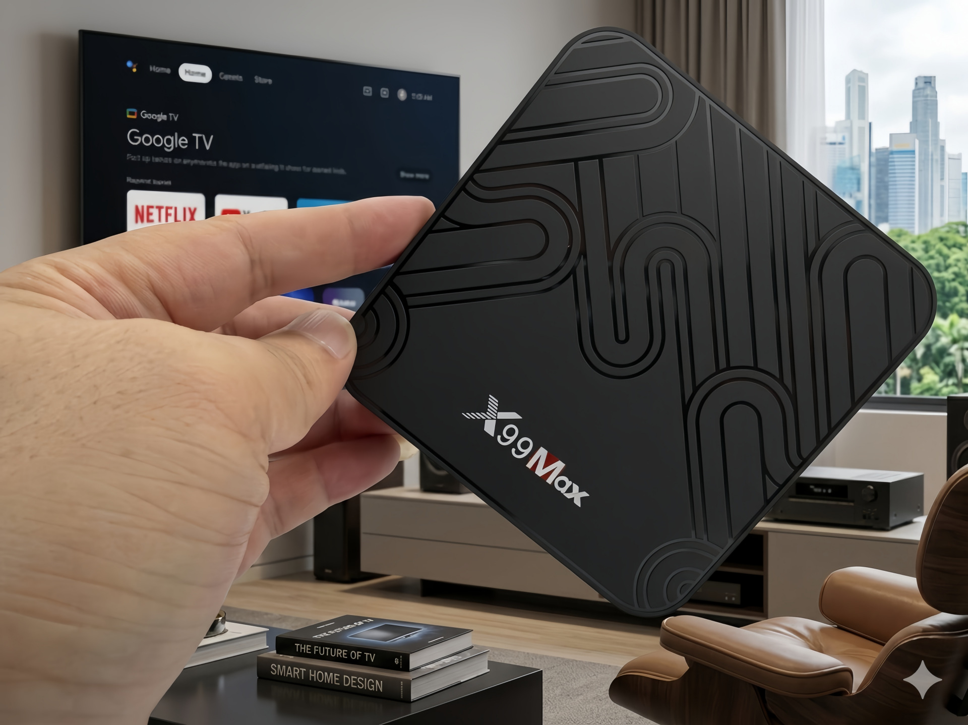 X99MAX-S外贸网络机顶盒RK3518安卓14网络盒子双频蓝牙语音遥控器详情7