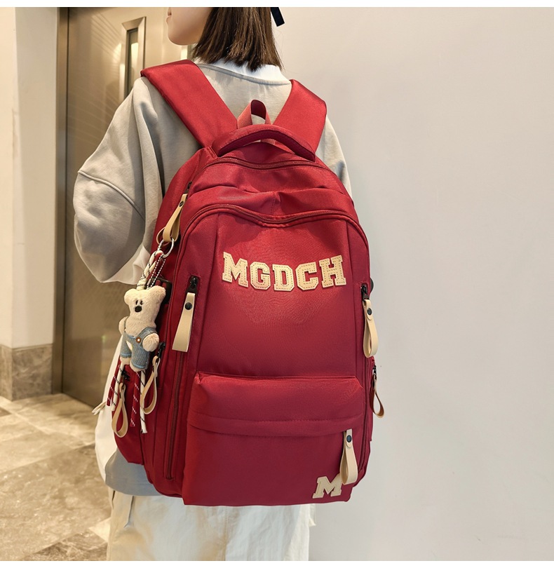 大容量多层书包初中生男女高中生双肩包减负护脊超轻便电脑背包详情22