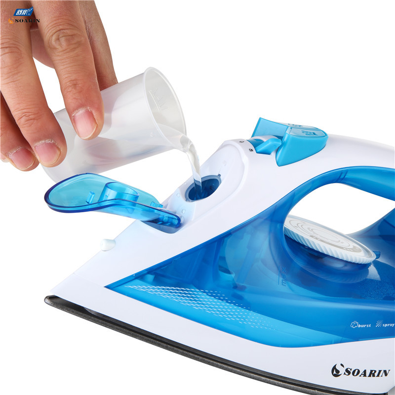Cross-border supply of steam-type electric irons for foreign trade, household and hotel manufacturers wholesale irons, European standard plugs SOARIN pic 6