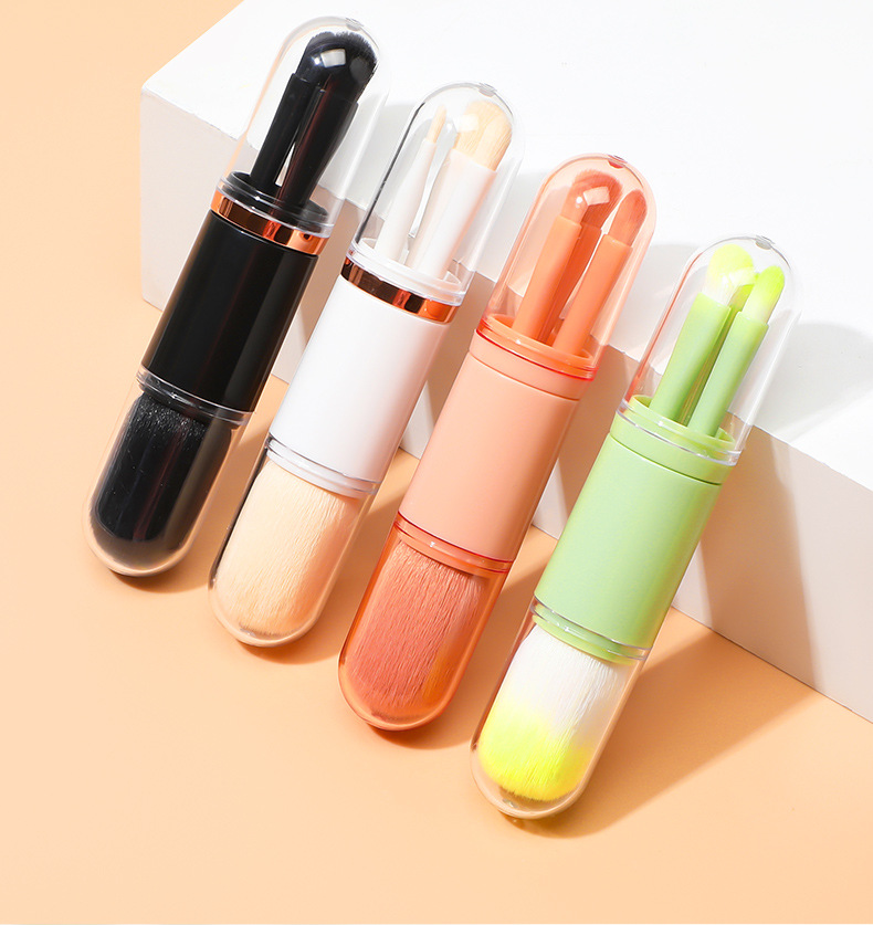 Mini extendable makeup brush, skin tone extendable makeup brush, portable makeup brush pic 2