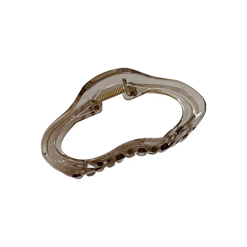 2025 New transparent cloud large hair clip, high-end women's back head hair clip, shark clip, updo hair clip headwear pic 6