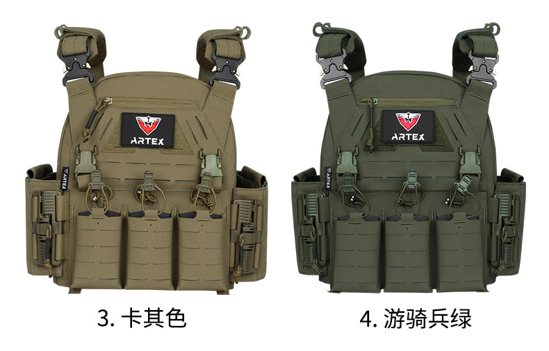 Yitu Outdoor Multi-functional Waterproof 500D nylon modular quick-release tactical vest and vest elastic hanging equipment pic 4