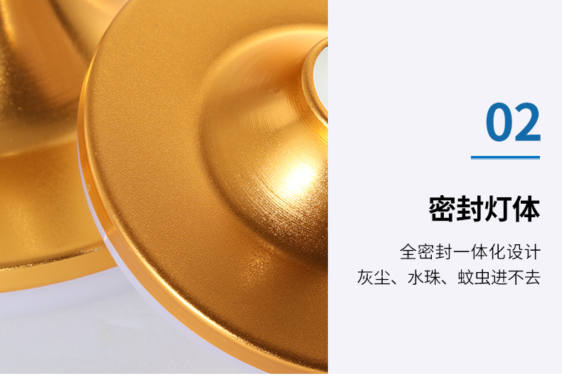Wholesale of energy-saving LED flying saucer bulbs for household living rooms and rooms, three-proof and moisture-proof E27 screw socket high-power factory lamps pic 13