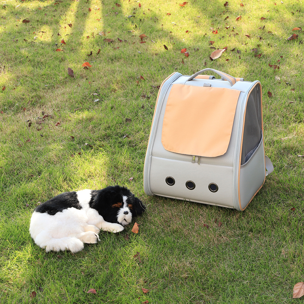 Rongka Pet Cross-border Cat Bag, convenient to carry when going out, double-shoulder family small dog travel cat bag, portable cat bag pic 7